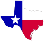 Flag of Texas in Texas